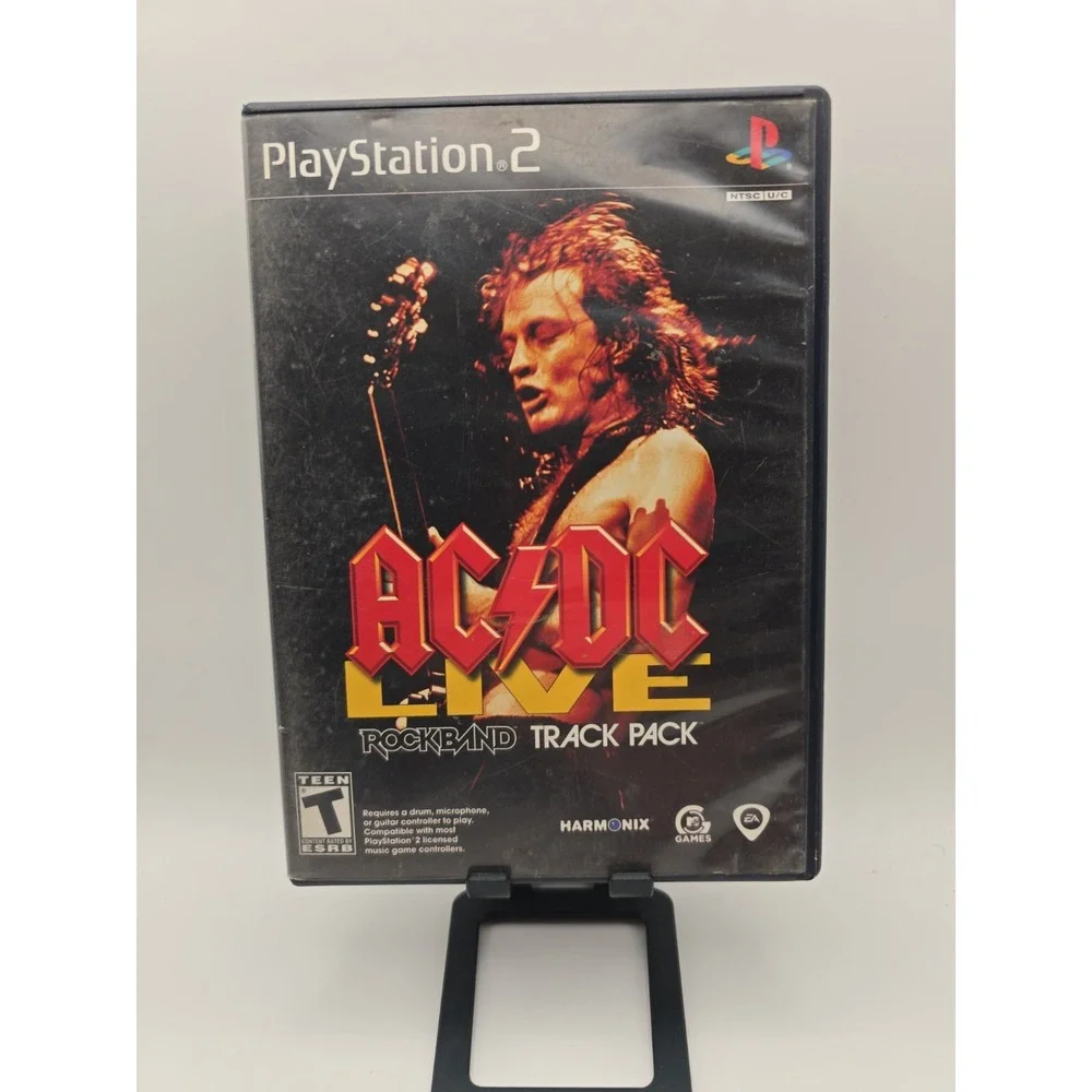 AC/DC Live Rock Band Track Pack (PS2 Playstation 2) W/ Manual